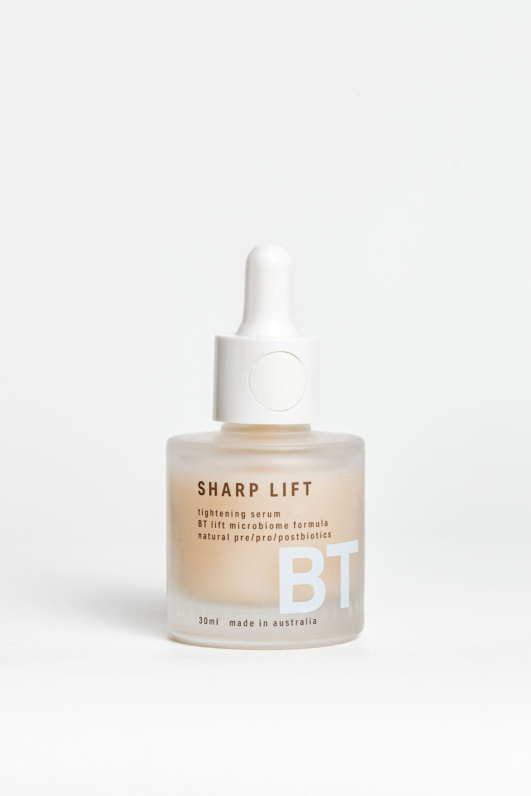 リフトアップ美容液<br>Sharp Lift　 30ml<br><small>シャープ・リフト</small><br><b>キメを整えハリを与える</b><br>“BTリフト菌で上向きな印象の肌に”